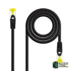 Nanocable Latiguillo LSZH Cat.6A SFTP 25cm Negro-Accesorios Redes Gamingdaganzo.com