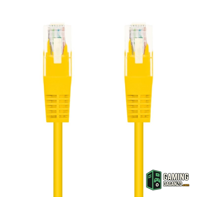 Nanocable Latiguillo RJ45 CAT.6 UTP Amarillo 3.0M-Accesorios Redes-1 Gamingdaganzo.com