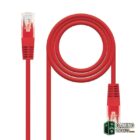 Nanocable Latiguillo RJ45 CAT.6 UTP Rojo, 3.0 M-Accesorios Redes Gamingdaganzo.com