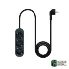 Nanocable Regleta de Enchufes 3 Tomas 1.4 m Negro