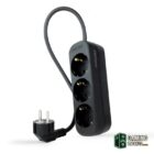 Nanocable Regleta de Enchufes 4 Tomas 1.4 m Negro