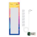 Nanocable Regleta de Enchufes 6 Tomas 1.4 m Blanco