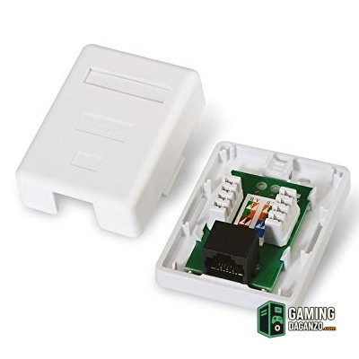 Nanocable Roseta Superficie CAT.6 UTP 1 Toma-Accesorios Redes-1 Gamingdaganzo.com