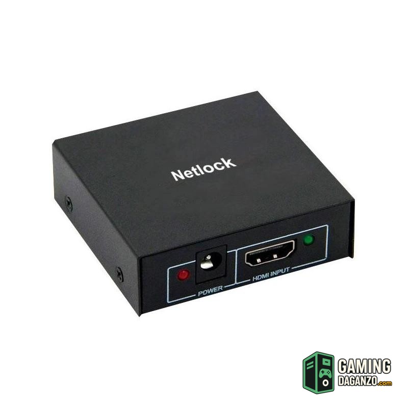 Netlock Splitter HDMI 4K/30Hz de 2 puertos mini-Accesorios Imagen y Sonido-1 Gamingdaganzo.com