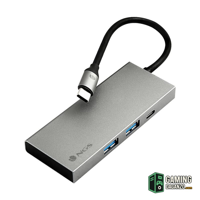 NGS Adaptador Multipuerto USB C Ultraligero 3.0 PD