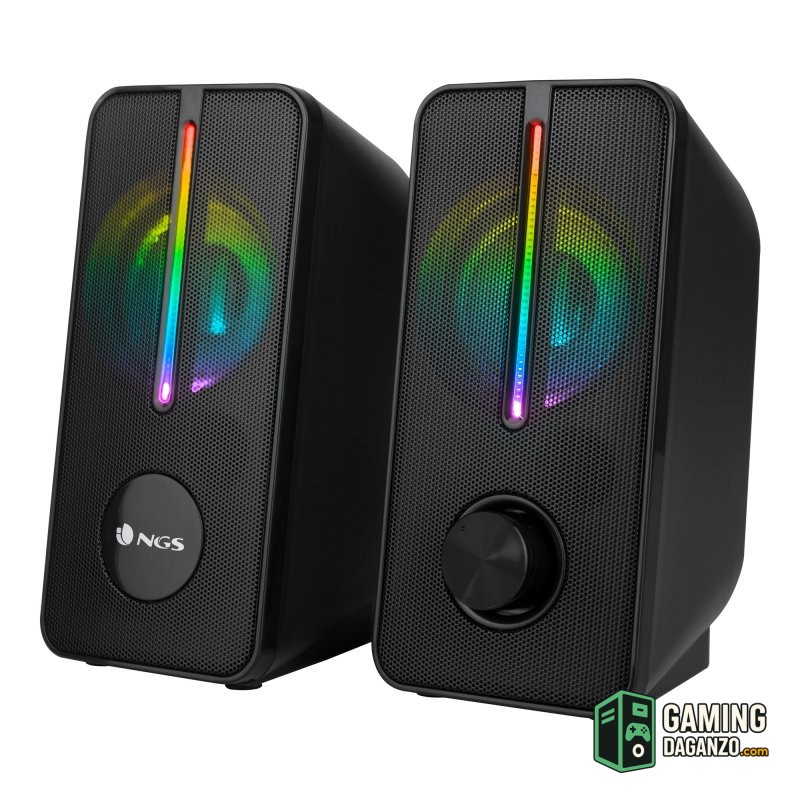 NGS Altavoces GAMING RGB 12W USB GSX-150-Audio-1 Gamingdaganzo.com