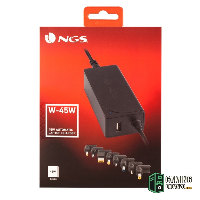 NGS  CARGADOR PARA PORTATIL 45W