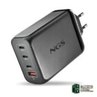 NGS CARGADOR ULTRARAPIDO240W 4 PUERTOS 3USB-C 1 US