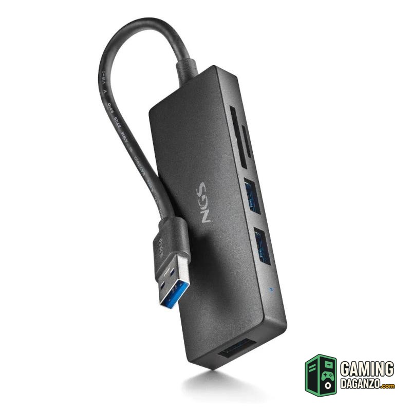NGS Hub Reader 3.0 con lector de tarjeta