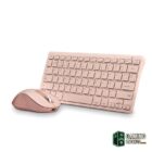 NGS KIT TECLADO Y RATON MULTIFUNCION RECARG ROSA-Teclados y ratones Gamingdaganzo.com