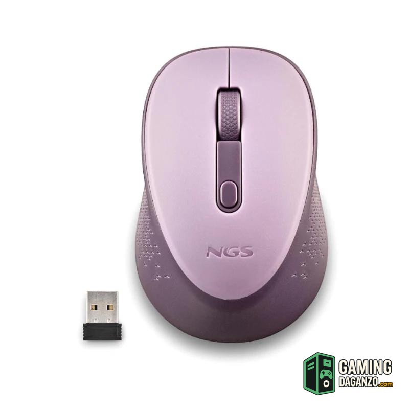 NGS RATON INALAMBRICO 800/1600DPI Lila-Teclados y ratones-1 Gamingdaganzo.com