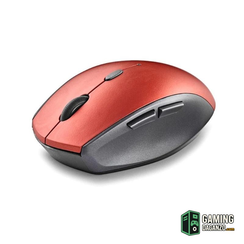 NGS RATON INALAMBRICO CON TECLAS SILENCIOSAS ROJO-Teclados y ratones-1 Gamingdaganzo.com