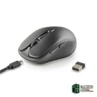NGS Raton Inalambrico Recargable Silencioso Negro-Teclados y ratones-1 Gamingdaganzo.com