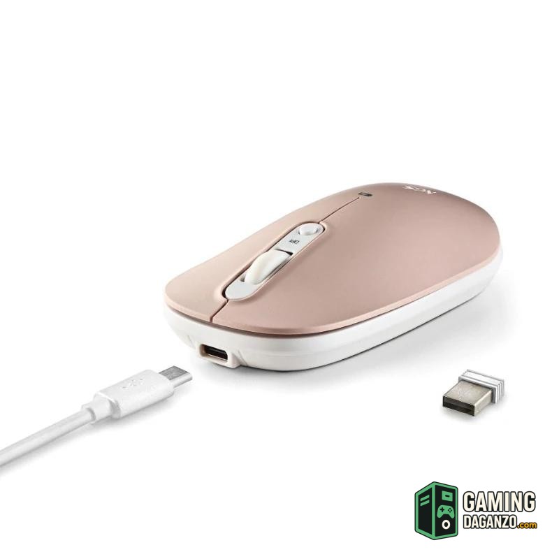 NGS RATON MULTIDISPOSITIVO 2.4GHZ RECARGABLE SHELL-Teclados y ratones-1 Gamingdaganzo.com