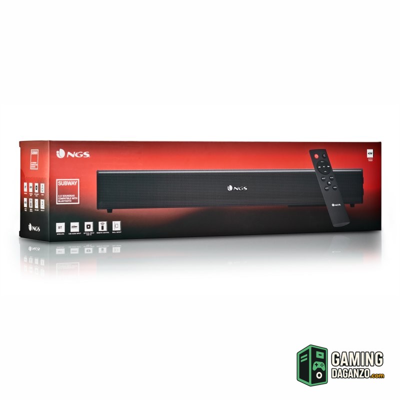 NGS SUBWAY BARRA SONIDO 40W BT ENTRADA OPTICA-Audio-1 Gamingdaganzo.com