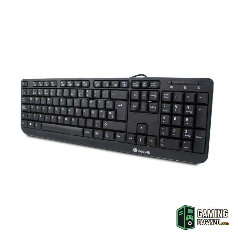 NGS Teclado Teclado Multimedia FUNKY V3-Teclados y ratones-1 Gamingdaganzo.com