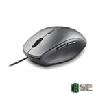 NGS WIRED ERGO SILENT MOUSE + USB TYPE C ADAP GRAY-Teclados y ratones-1 Gamingdaganzo.com