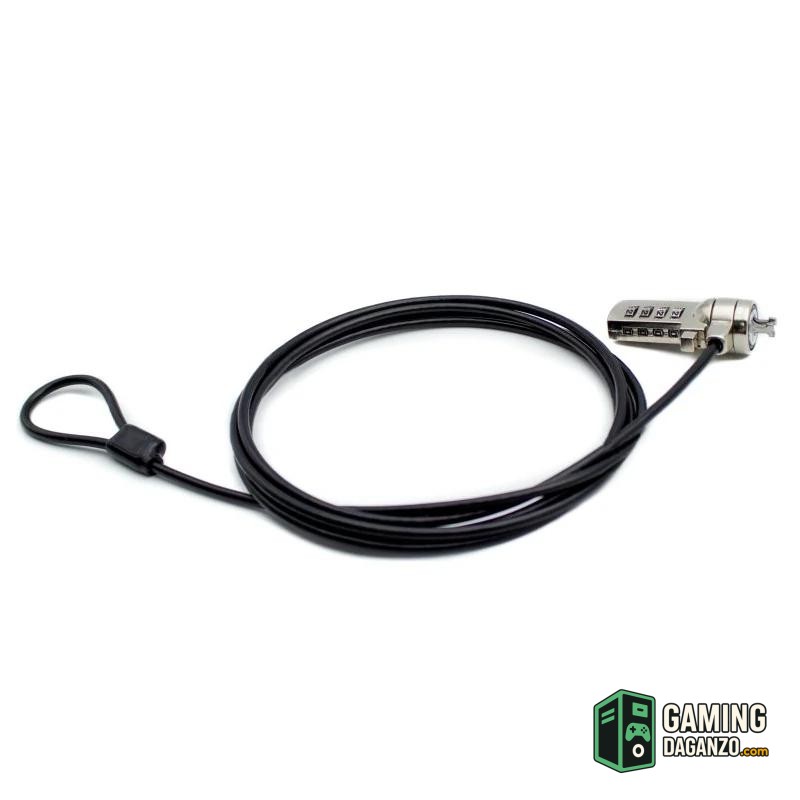 Nilox Candado Seguridad con combinacion 1.8m-Accesorios PC y TPV-1 Gamingdaganzo.com