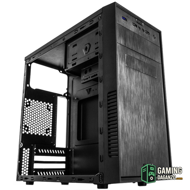 Nox Caja Micro ATX Forte USB3.0 Vent.12cm Negra-Cajas y fuentes-1 Gamingdaganzo.com