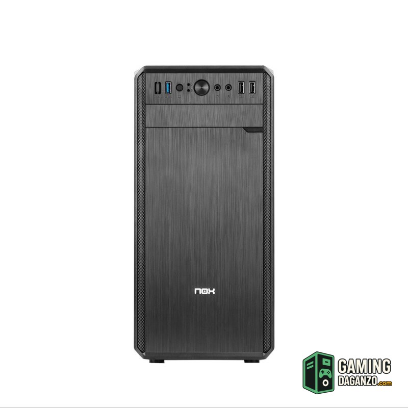 NOX Caja Minitorre mATX Lite 030 + 500W-Cajas y fuentes-1 Gamingdaganzo.com