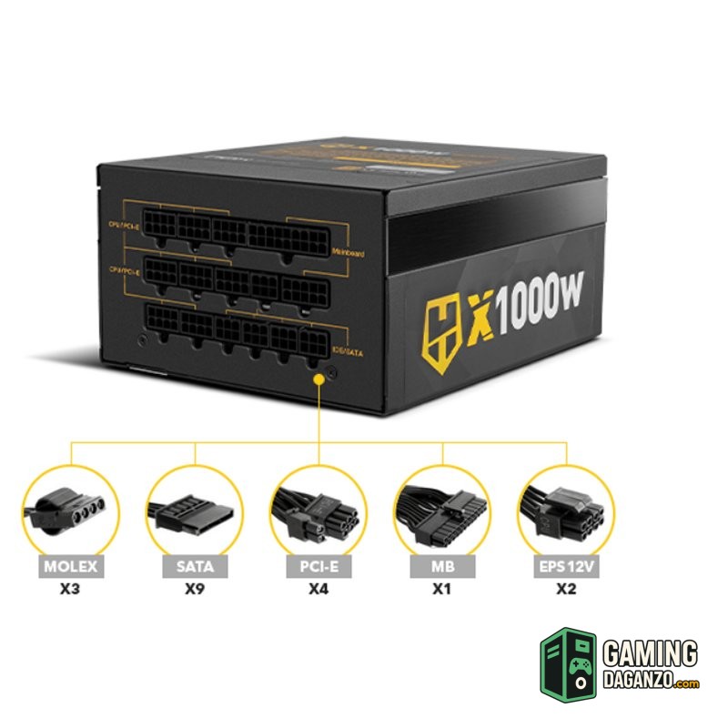 NOX HUMMER Fuente alimentacion X1000W Mod. 80+Gold-Cajas y fuentes-1 Gamingdaganzo.com