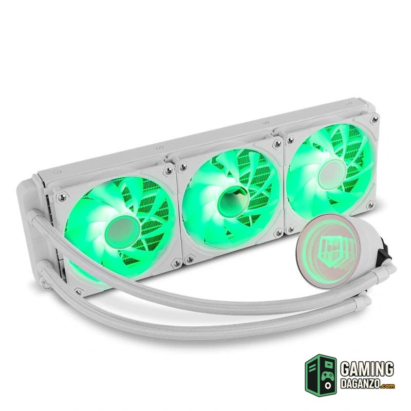 NOX HUMMER Kit Refrigeracion Liquida M-360 BLANCO-Micros y ventiladores-1 Gamingdaganzo.com