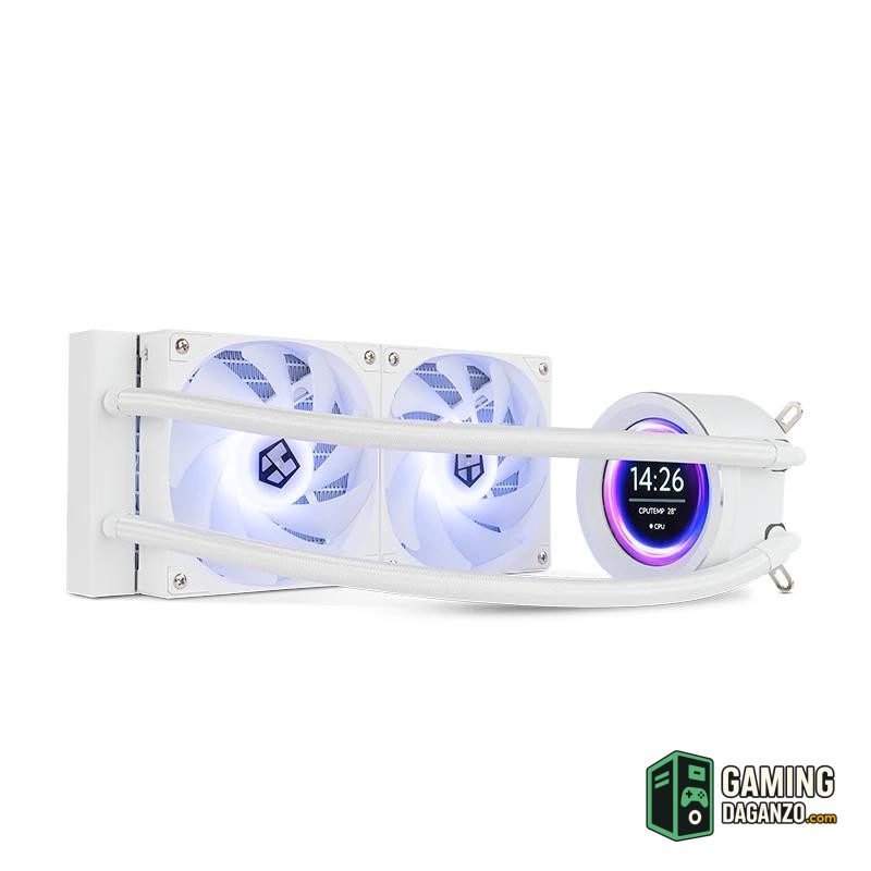 NOX HUMMER X-240 LCD | KIT RL 240 LCD BLANCO-Micros y ventiladores-1 Gamingdaganzo.com