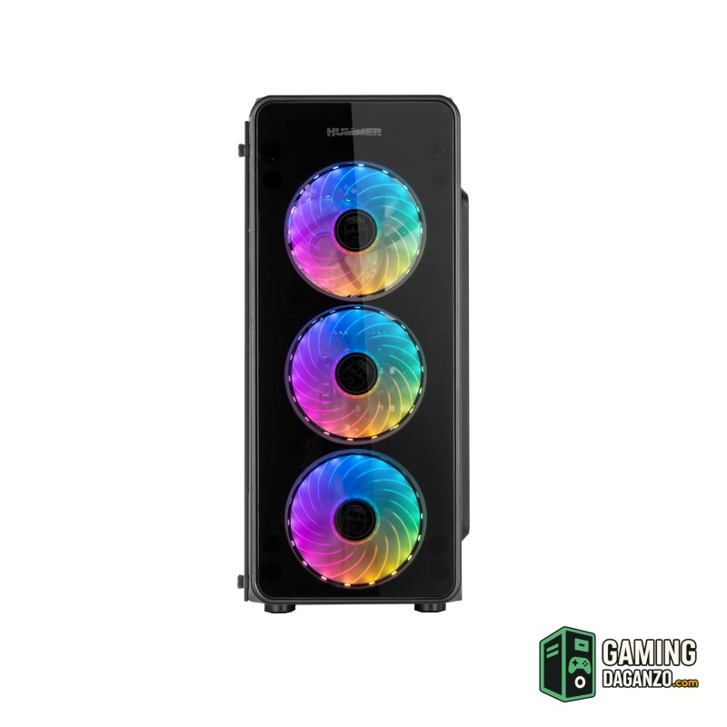 Nox Semitorre ATX NOX Hummer TGM Rainbow RGB-Cajas y fuentes-1 Gamingdaganzo.com