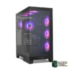 NOX Semitorre HUMMERGLOCK Negra-Cajas y fuentes Gamingdaganzo.com