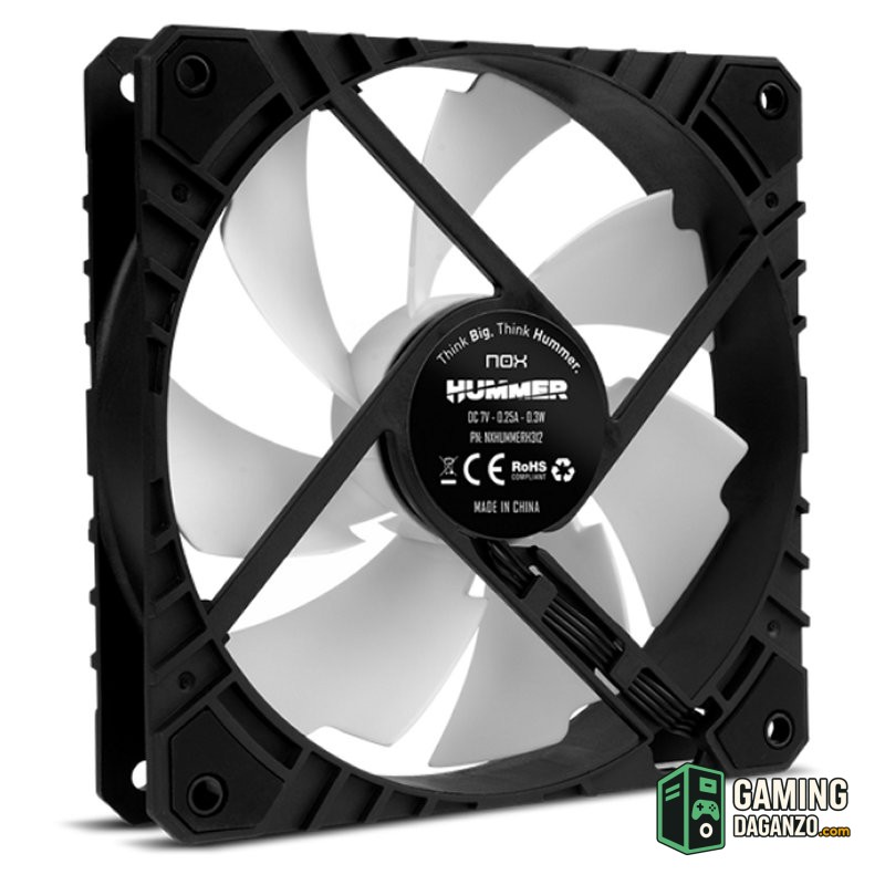 NOX Ventilador Hummer H-FAN PRO 120 mm PWM-Micros y ventiladores-1 Gamingdaganzo.com