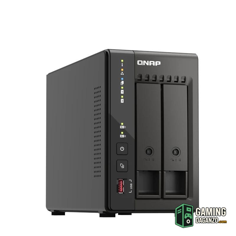 QNAP TS-253E-8G NAS 2XHDD-Bay 2x2.5GbE 4xUSB-Almacenamiento en red-1 Gamingdaganzo.com