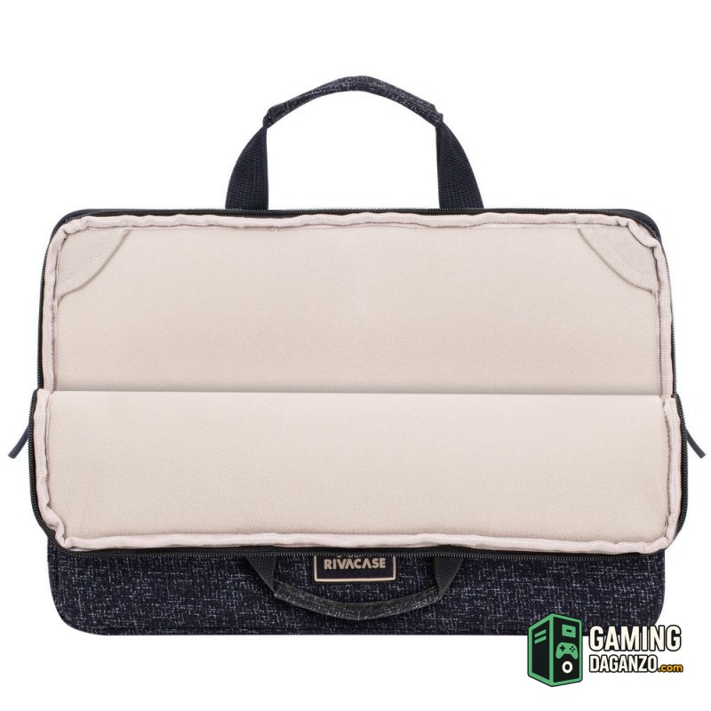 RIVACASE 7913 Funda Burgundy Anvik 13,3" Negro