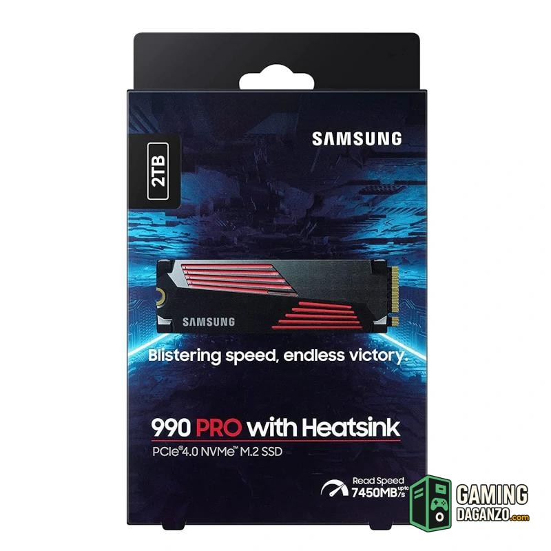 Samsung 990 PRO HeatSink SSD 2TB PCIe 4.0 NVMe M.2 Samsung 990 PRO HeatSink SSD 2TB PCIe 4.0 NVMe M.2-Almacenamiento interno-2 Gamingdaganzo.com
