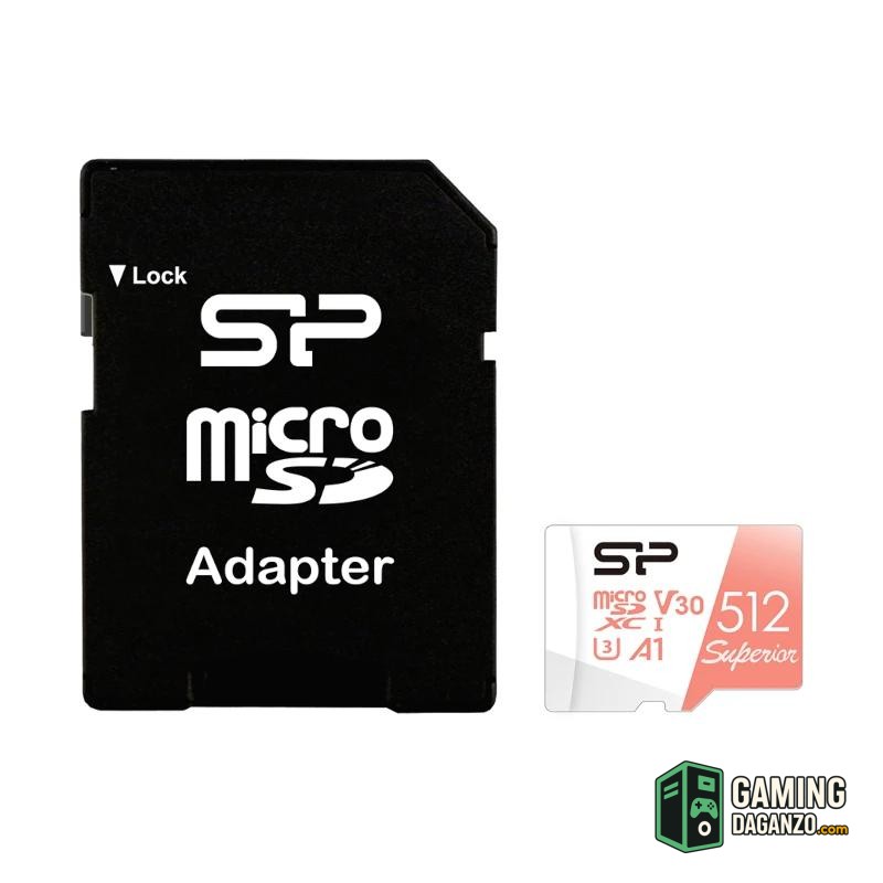 SP MicroSDXC 512GB Clase 10 V30 A1-Tarjetas memoria-1 Gamingdaganzo.com