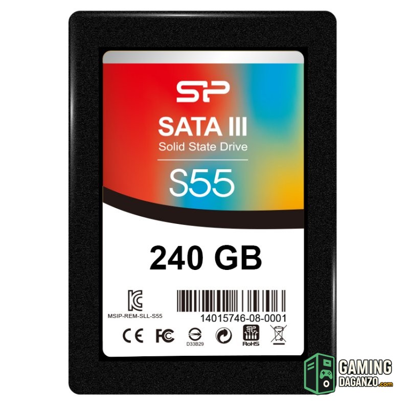 SP Slim S55 SSD 240GB 2.5" 7mm Sata3-Almacenamiento interno-1 Gamingdaganzo.com