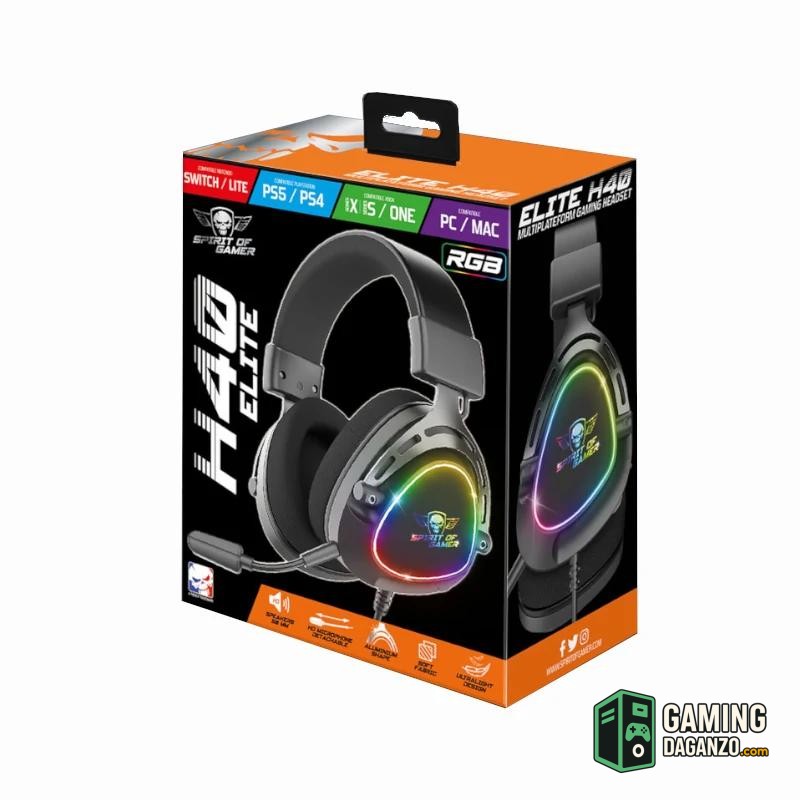 Spirit of Gamer Auriculares Elite H-40 Negro-Audio-1 Gamingdaganzo.com