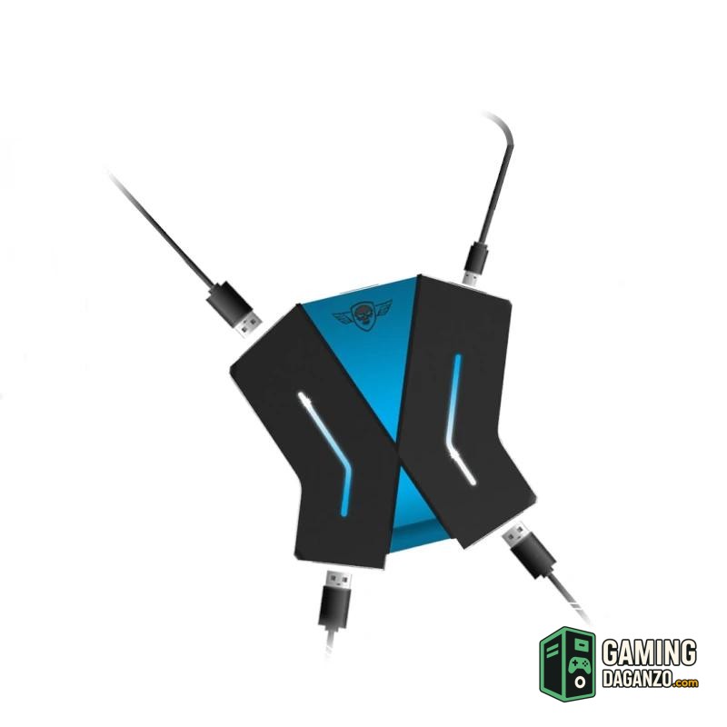 Spirit of Gamer Hub Crossgame negro y azul-Accesorios Gaming-1 Gamingdaganzo.com