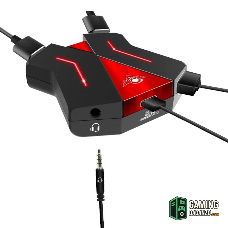 Spirit of Gamer Hub Crossgame2 Negro rojo-Accesorios Gaming-1 Gamingdaganzo.com