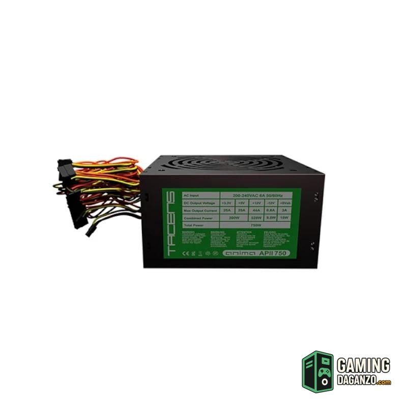TACENS ANIMA Fuente APIII750 750W PSU, 85% BLACK-Cajas y fuentes-1 Gamingdaganzo.com