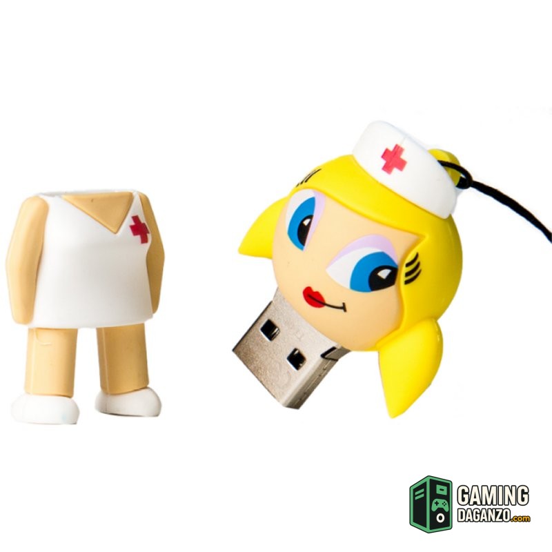 TECH ONE TECH Enfermera kitty 32 Gb USB 2.0-Almacenamiento externo-1 Gamingdaganzo.com
