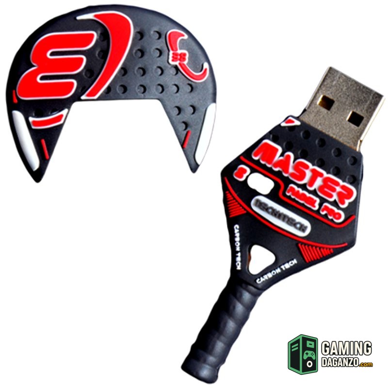 TECH ONE TECH Raqueta padel roja 32 Gb USB 2.0-Almacenamiento externo-1 Gamingdaganzo.com
