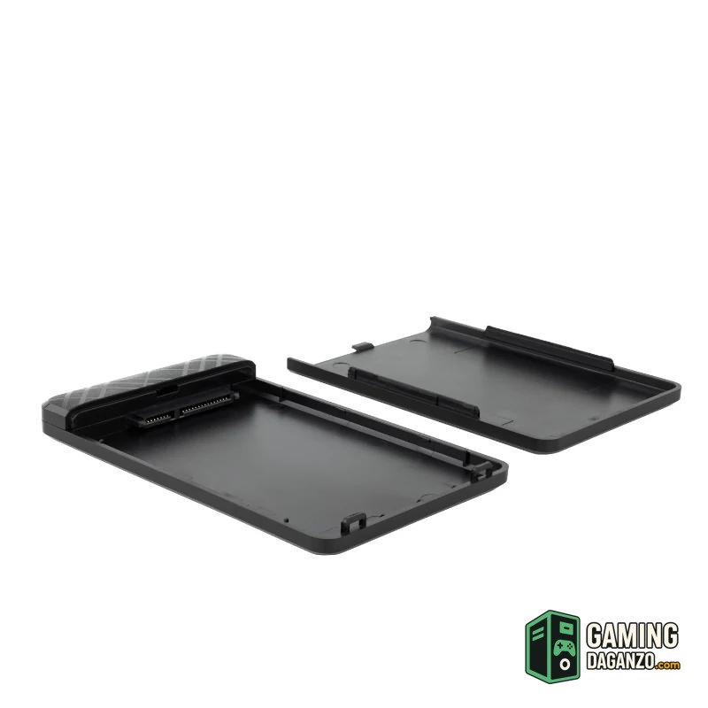 Tooq Caja externa 2,5" SATA USB3.1 Gen1 Negra-Accesorios Almacenamiento-1 Gamingdaganzo.com