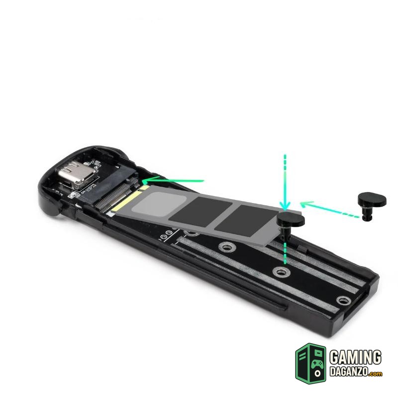 Tooq Caja Externa M.2 NVMe USB3.1 GEN2 Negra-Accesorios Almacenamiento-1 Gamingdaganzo.com