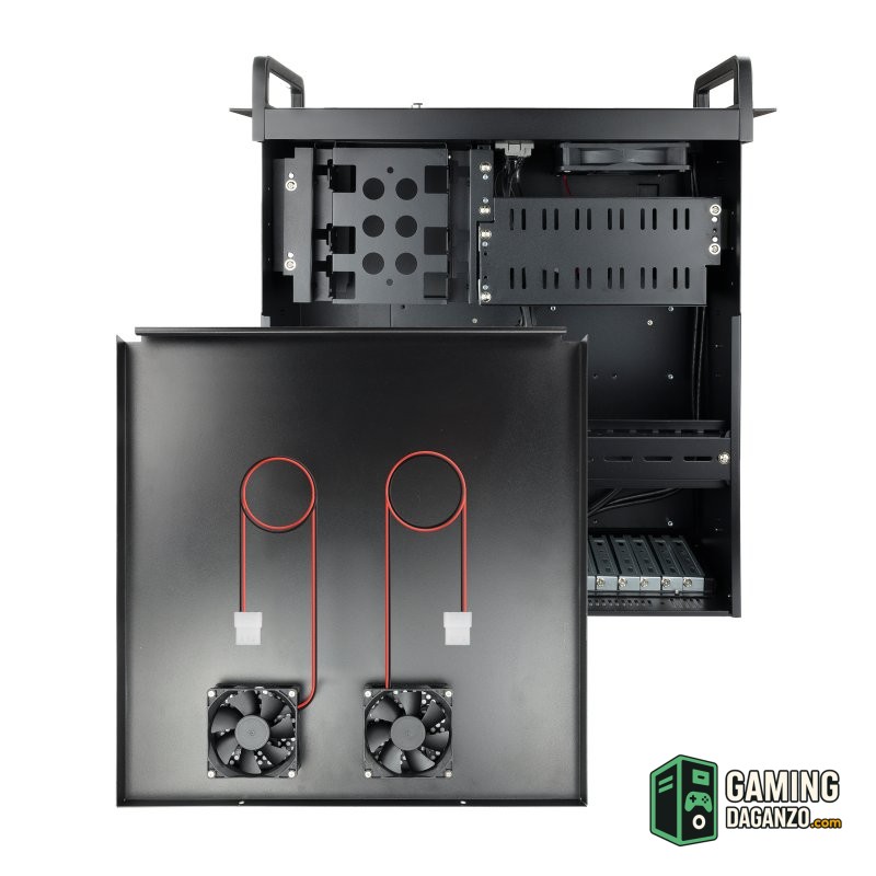 Tooq Caja RACK-406N-USB3 4U 19" ATX Sin F.A Negro-Cajas y fuentes-1 Gamingdaganzo.com