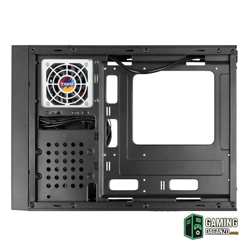 Tooq Caja Slim Micro ATX TQC-3008U3C 500W Negra-Cajas y fuentes-1 Gamingdaganzo.com