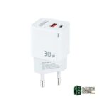 TOOQ Cargador pared GAN USB-C/USB-A 30W