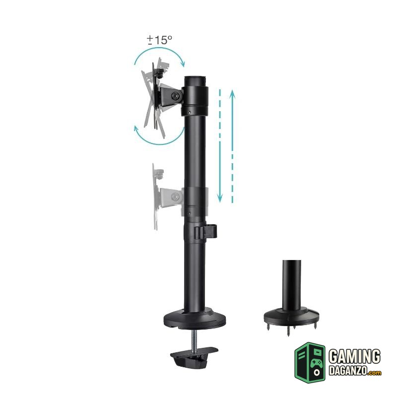 Tooq DB1131TN-B Soporte mesa 17-32" Negro-Accesorios Imagen y Sonido-1 Gamingdaganzo.com