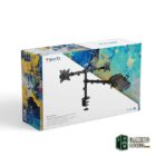 Tooq DB1202TN-B Soporte mesa 2 pantallas+ portatil-Accesorios Imagen y Sonido-3 Gamingdaganzo.com