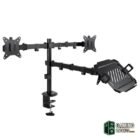 Tooq DB1202TN-B Soporte mesa 2 pantallas+ portatil-Accesorios Imagen y Sonido Gamingdaganzo.com