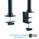Tooq DB1327TN-B Soporte Monitor Mesa 3Brazos 13-27-Accesorios Imagen y Sonido-3 Gamingdaganzo.com